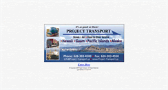 Desktop Screenshot of project-transport.us